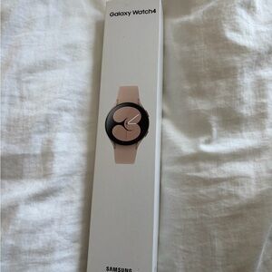 Samsung Galaxy Watch4 with Blush Band